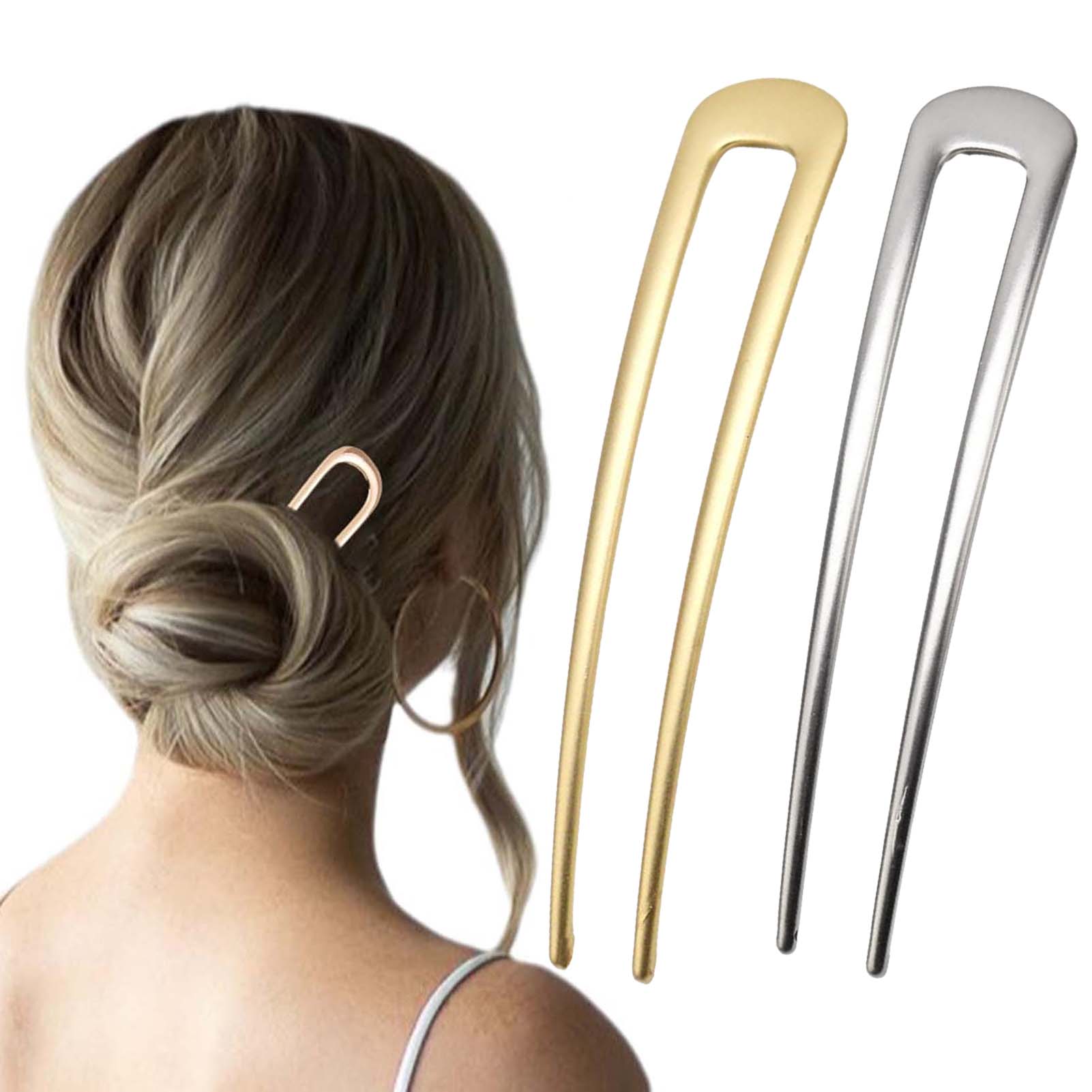 Hair Curling Wand - Jepit Rambut Bentuk U Prancis Vintage