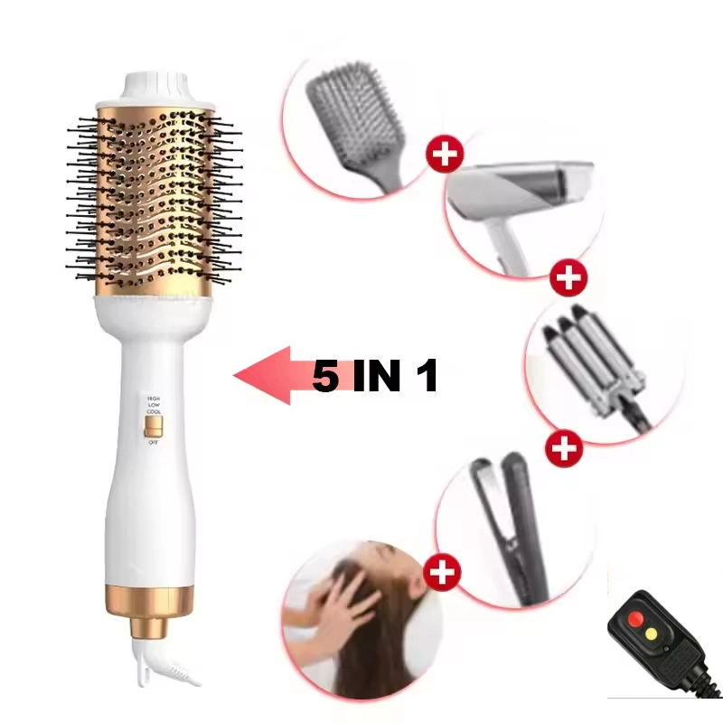Hair Curling Wand - Sikat Udara Panas 3-in-1 dengan Tiupan