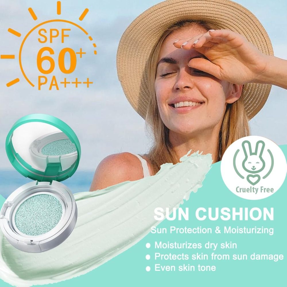 Bb Cream Tinted - Sunscreen Warna SPF60 Sun Cushion Pelembap