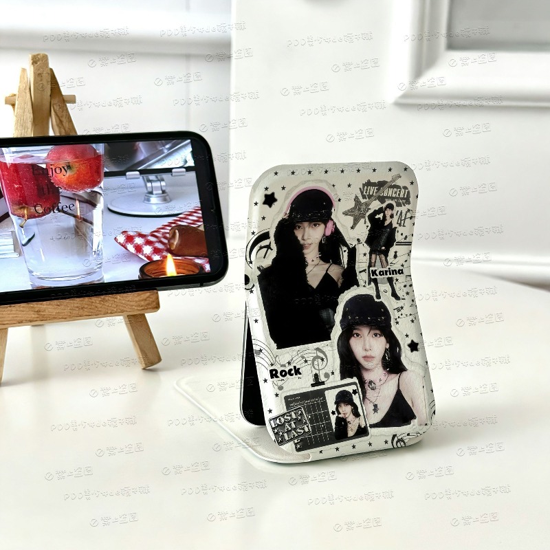 Beauty With Makeup - Aespas Cermin Rias Lipat Mini Cermin