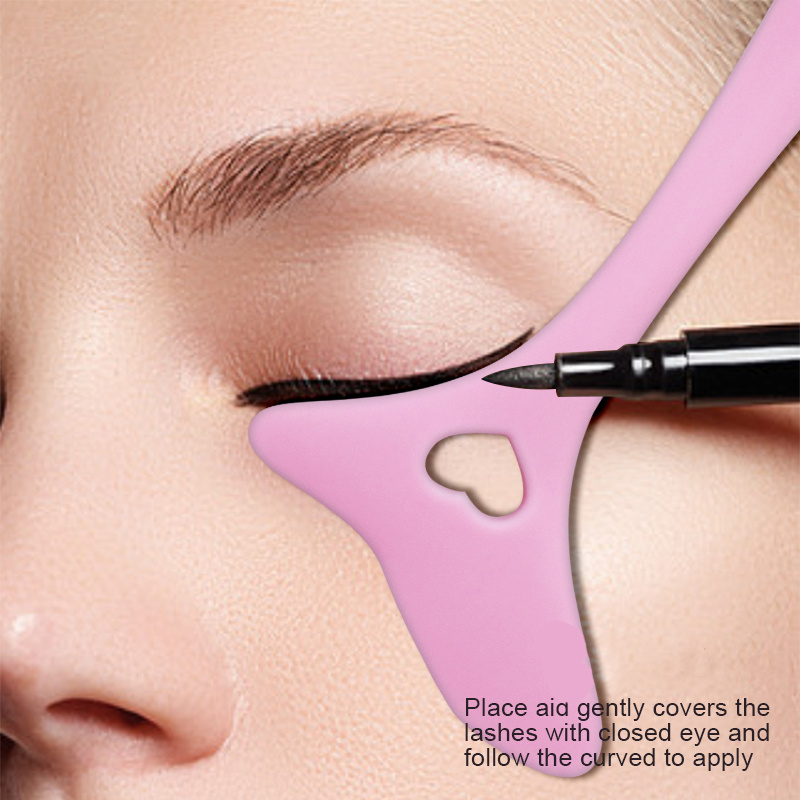 Beauty Makeup Drawing - Stensil rias mata silikon, ujung sayap