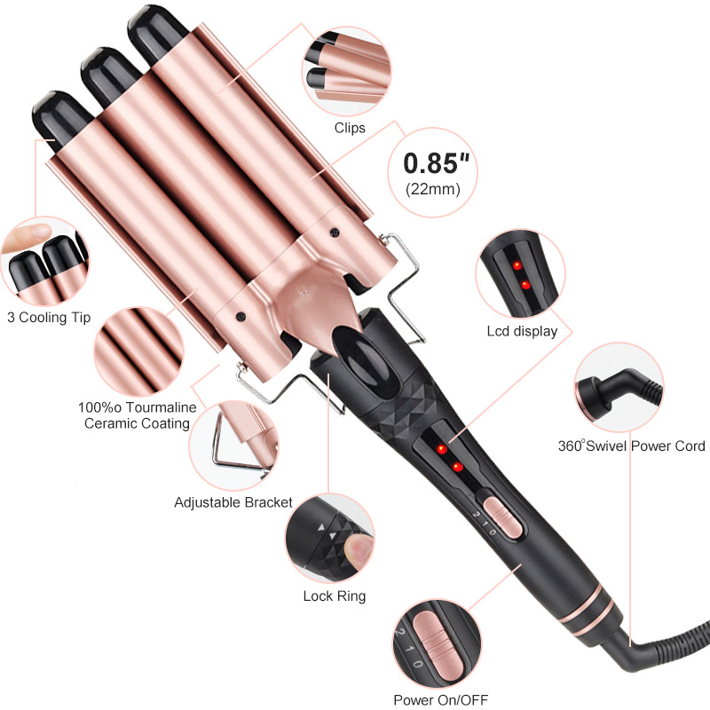 Hair Curling Wand - Set Curling Iron 5 in 1
