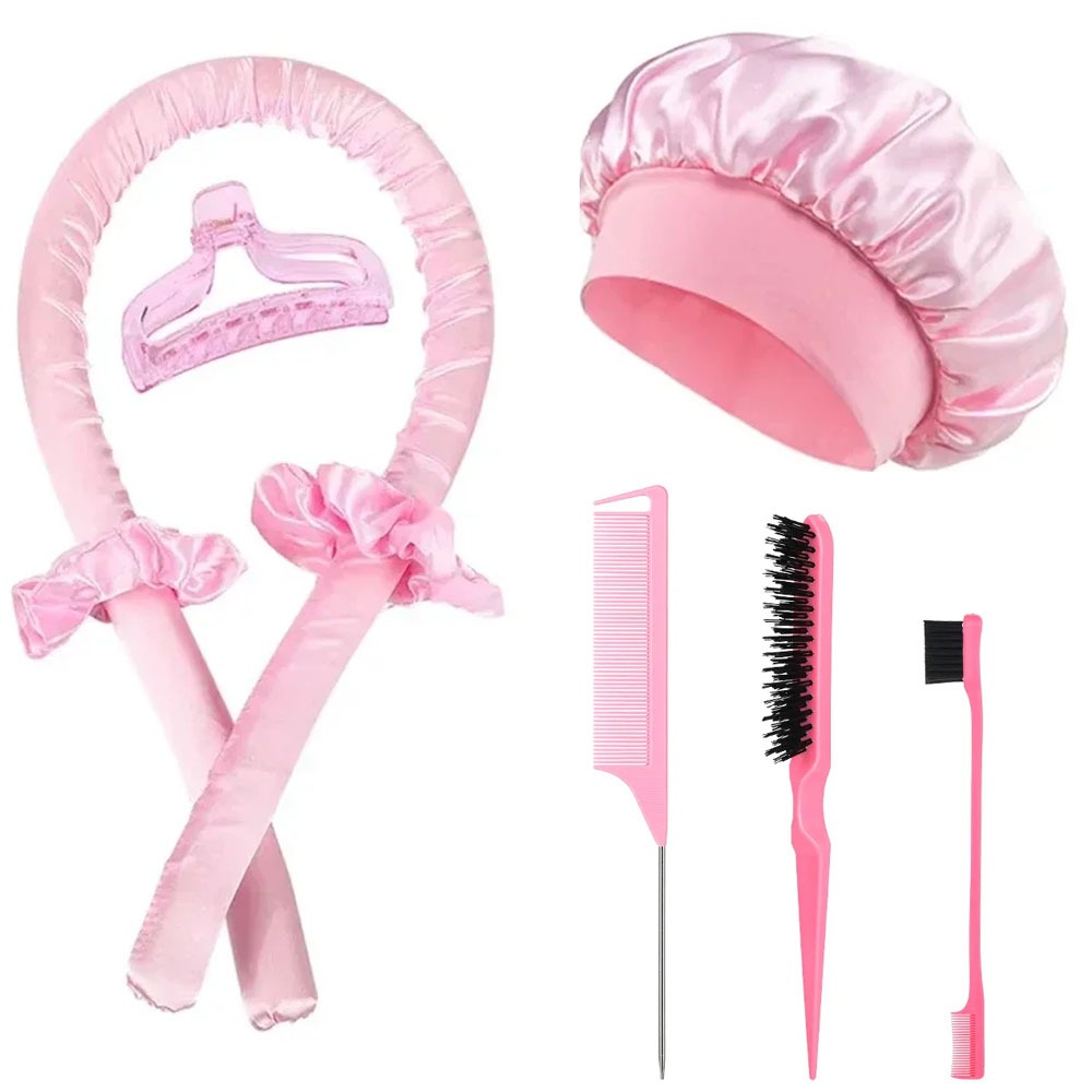 Hair Curling Wand - Set Alat Penata Rambut Tanpa Panas,