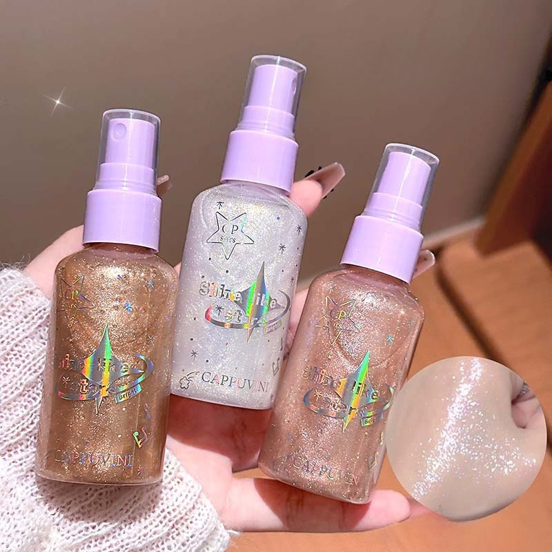 Beauty Makeup Look - Semprotan Glitter Tubuh Diamond Fine Shimmer