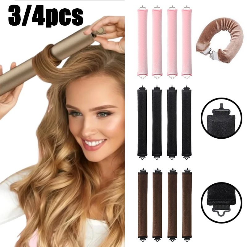 Hair Curling Wand - 3/4 Buah Rol Rambut Tanpa Panas,