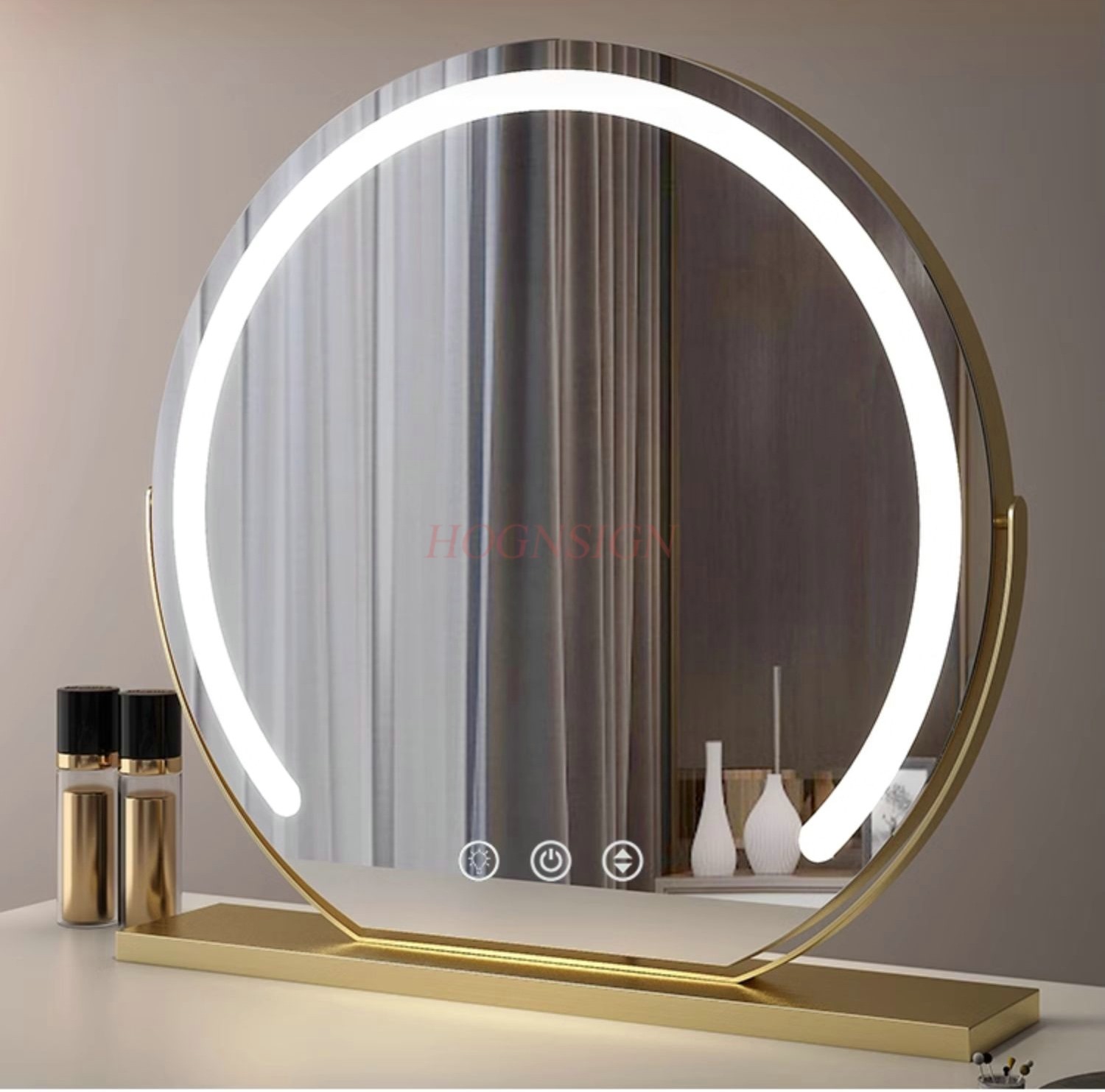 Makeup Master Beauty Salon - Cermin rias LED dengan lampu, cermin