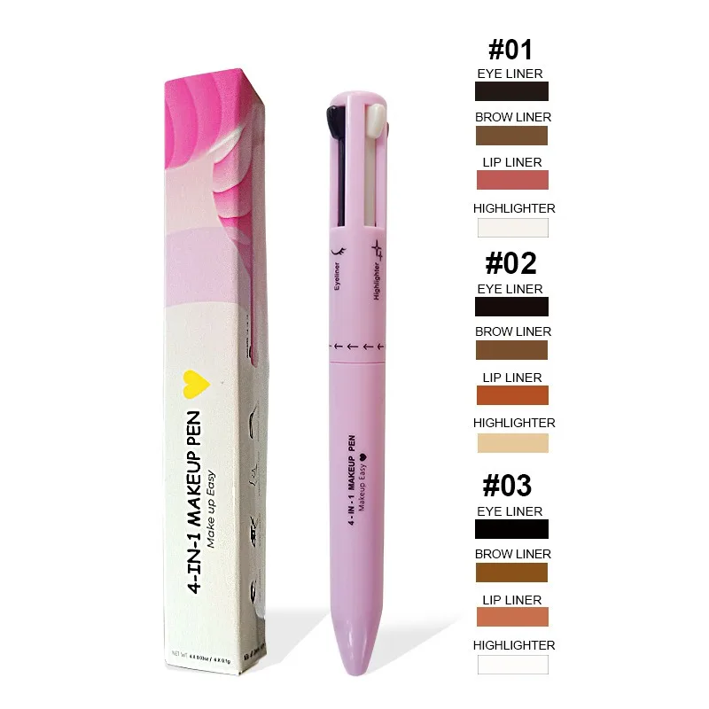 4 In 1 Pensil Alis Lip Liner P - Beauty Makeup Drawing ulasan dan harga