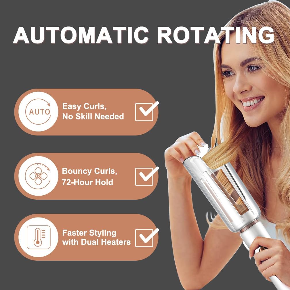 Alat Pengeriting Rambut Otomat - Hair Curling Wand ulasan dan harga