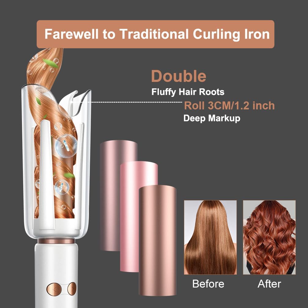 Alat Pengeriting Rambut Otomat - Hair Curling Wand ulasan dan harga