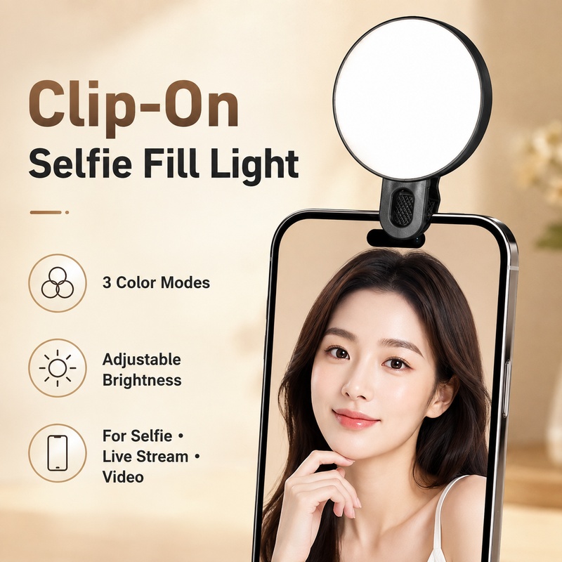 Lampu LED RGB Portabel Mini de - Beauty Makeup Camera ulasan dan harga