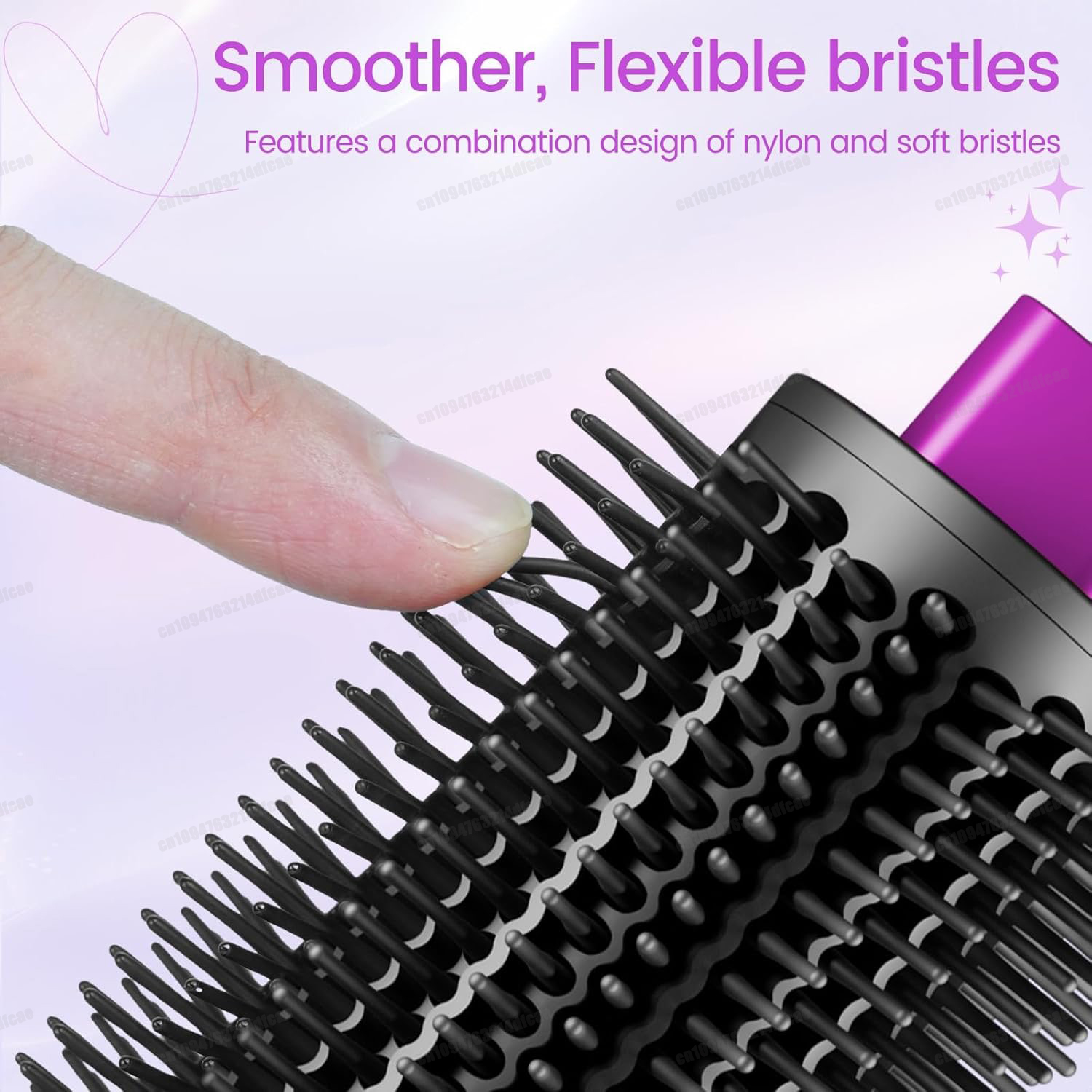 Sikat Bulat Penambah Volume 38 - Hair Curling Wand ulasan dan harga