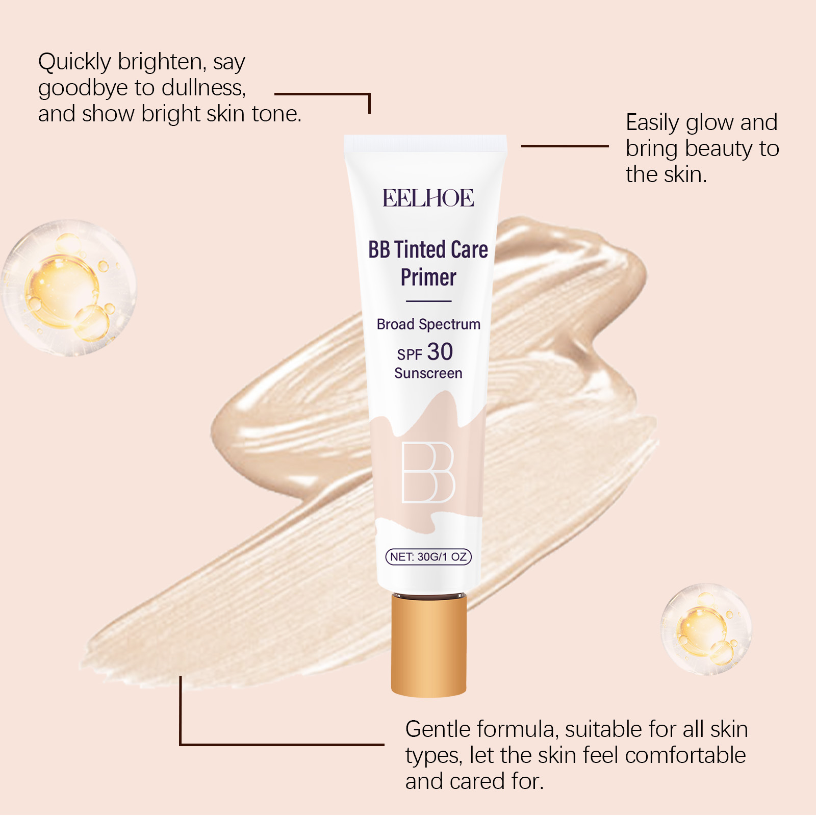 Krim BB berwarna dengan SPF 30 - Bb Cream Tinted ulasan dan harga