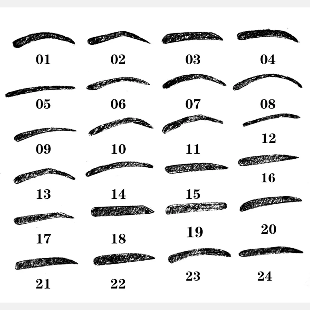 3 / 24 Pcs Set Stencil Alis ya - Beauty Makeup Drawing ulasan dan harga