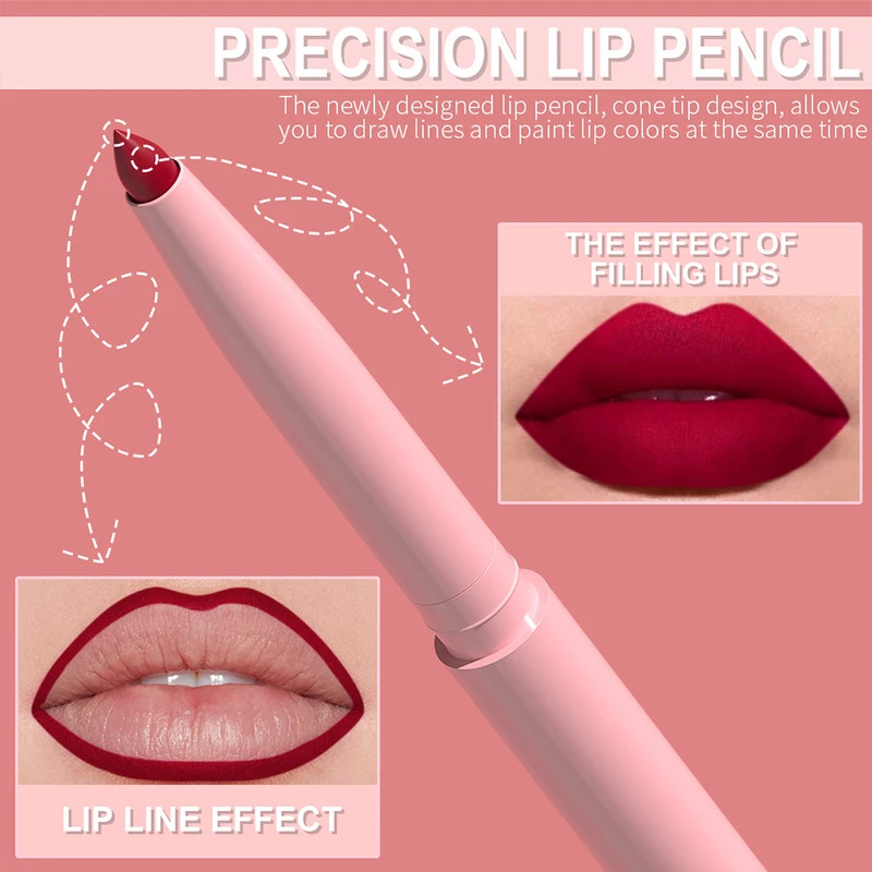 6 Buah/Set Set Pena Lip Liner  - X Beauty Makeup ulasan dan harga