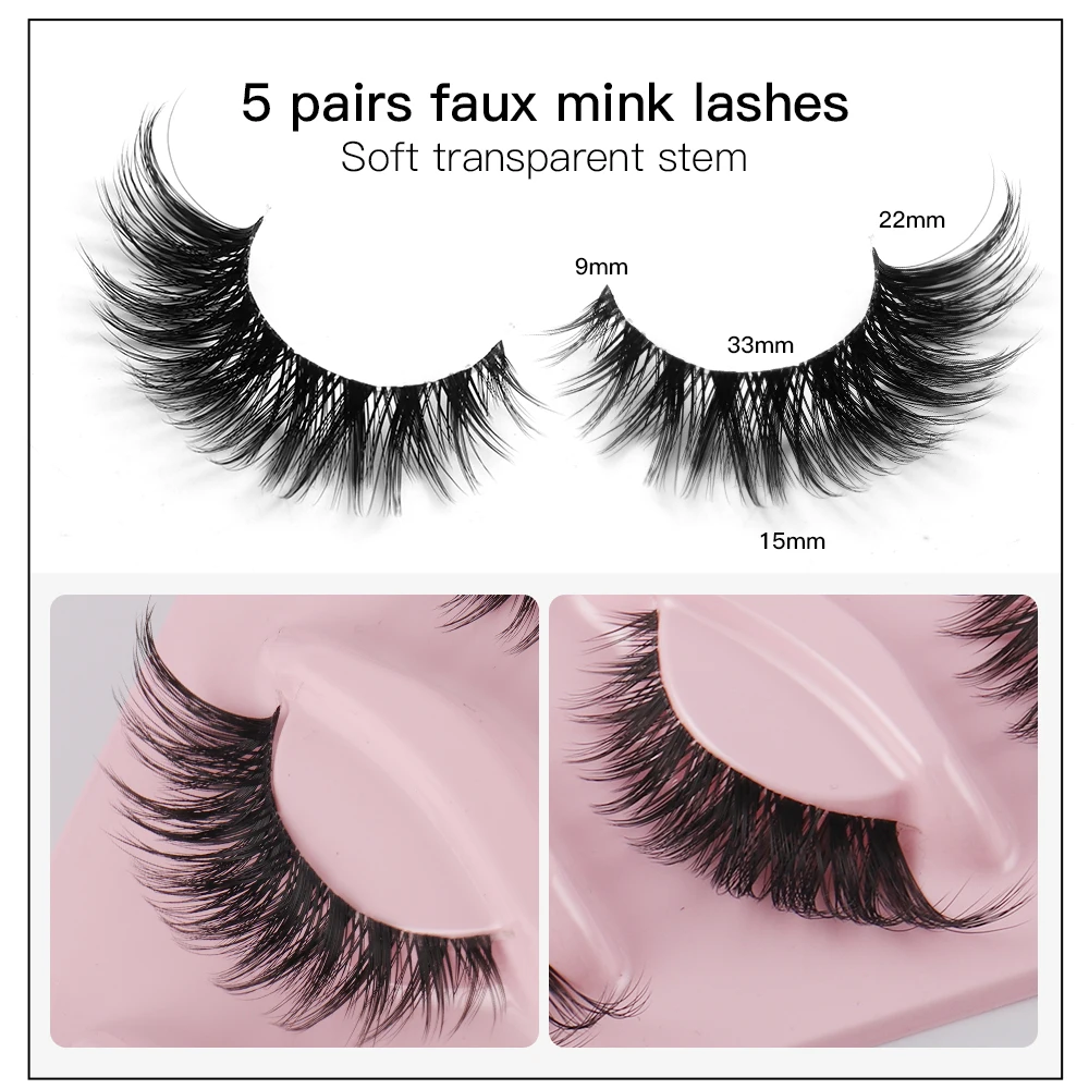 Cat Eye 5 Pasang Bulu Mata Pal - Beauty Makeup Look ulasan dan harga