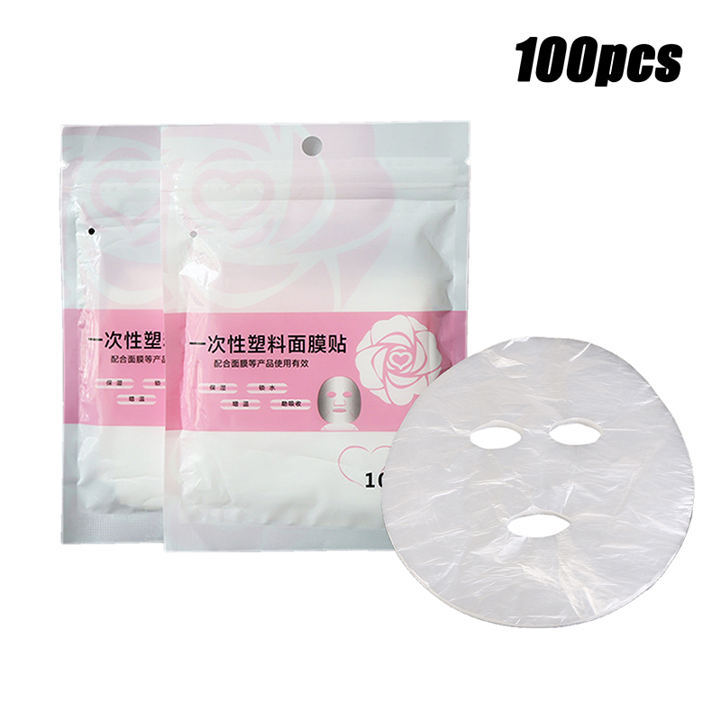 100 Buah Film Plastik Sekali P - Sheet Face Mask Pack ulasan dan harga