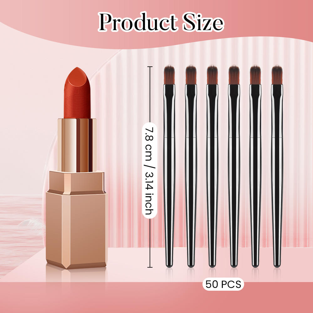 50/100 Buah Set Kuas Bibir Sek - Beauty With Makeup ulasan dan harga
