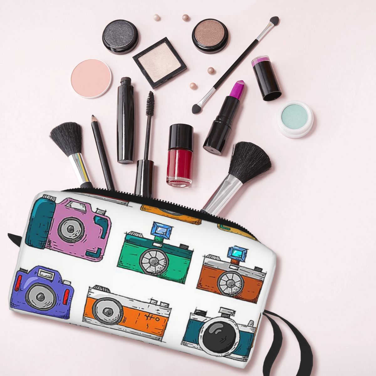 Tas Rias Kamera Retro, Organiz - Beauty Makeup Camera ulasan dan harga