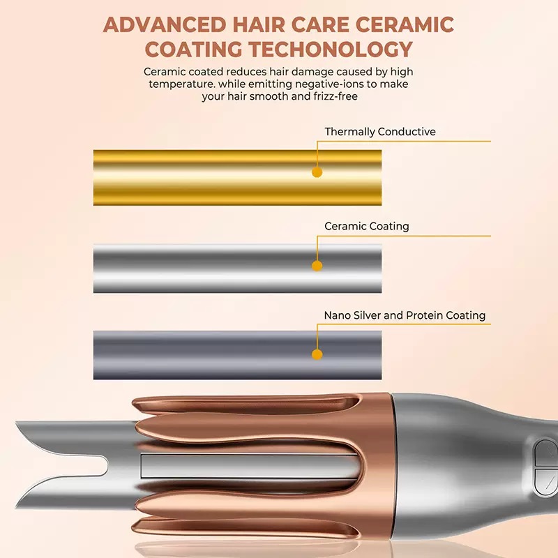 Alat Pengeriting Rambut Otomat - Hair Curling Wand ulasan dan harga