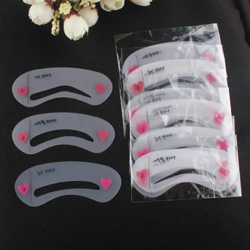 1/2/4/6set Set Stensil Alis ya - Beauty Makeup Drawing ulasan dan harga