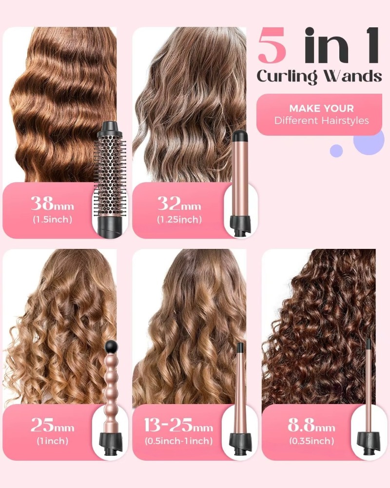 Alat Pengeriting Rambut Kerami - Hair Curling Wand ulasan dan harga