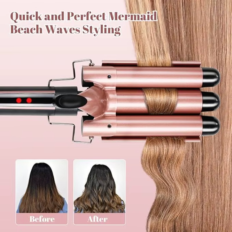 Alat Pengeriting Rambut Kerami - Hair Curling Wand ulasan dan harga