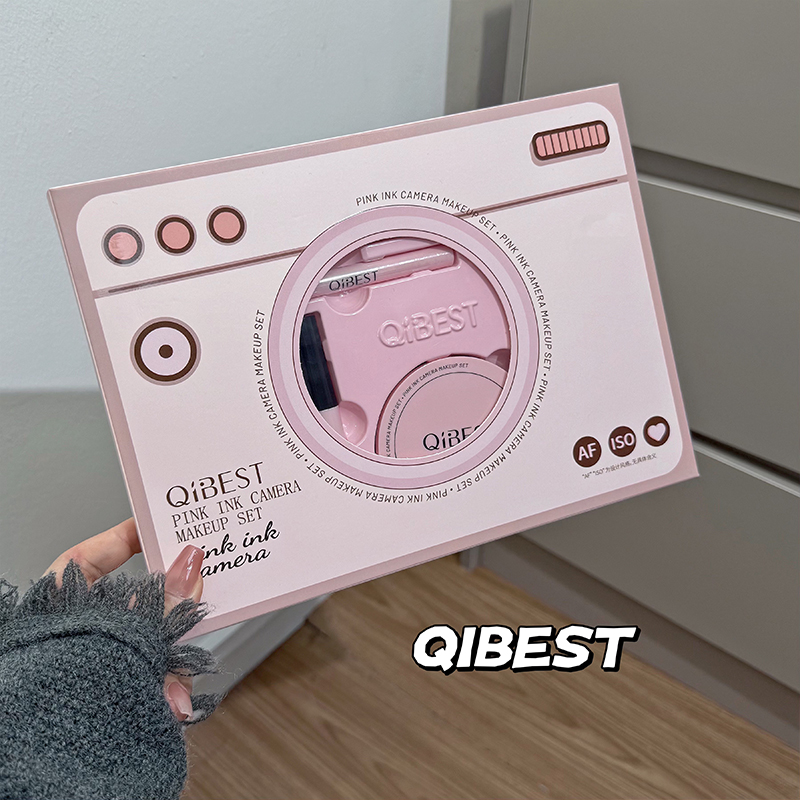 QIBEST Set Rias Wajah Pink Kam - Beauty Makeup Camera ulasan dan harga