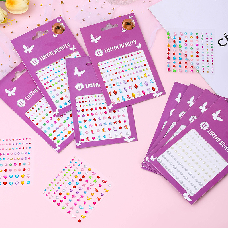Stiker Permata Wajah Laris Man - Beauty With Makeup ulasan dan harga