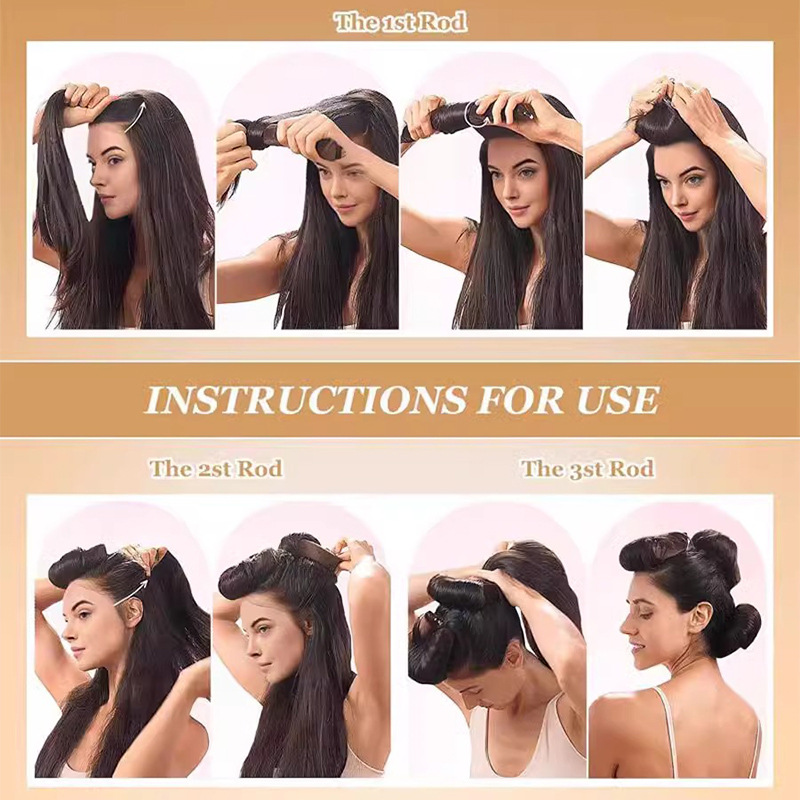 3/4 Buah Rol Rambut Tanpa Pana - Hair Curling Wand ulasan dan harga