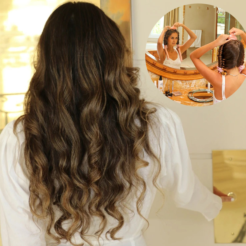 Tongkat pengeriting tanpa pana - Hair Curling Wand ulasan dan harga