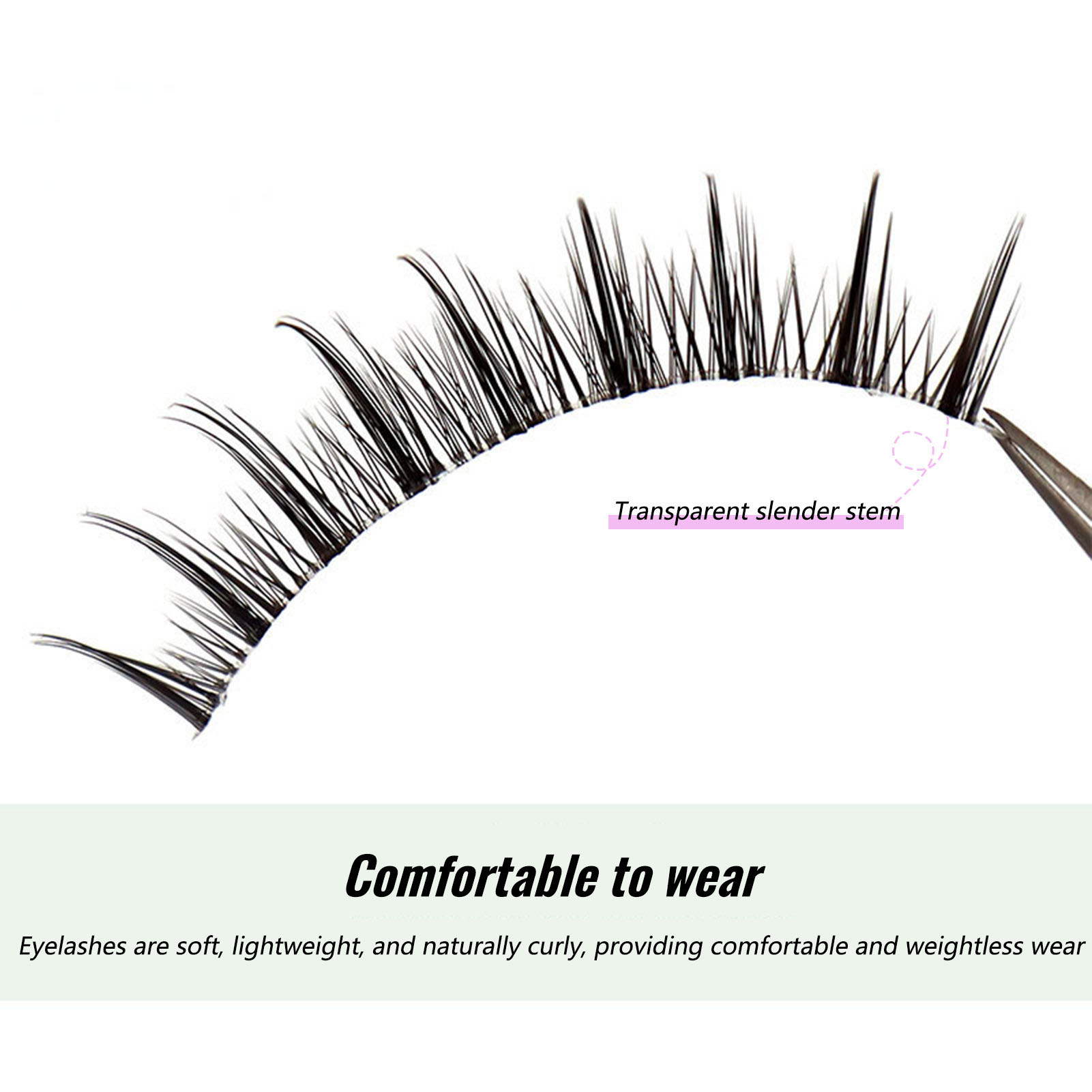 Bulu mata ringan 6-12mm peri t - Beauty Makeup Look ulasan dan harga