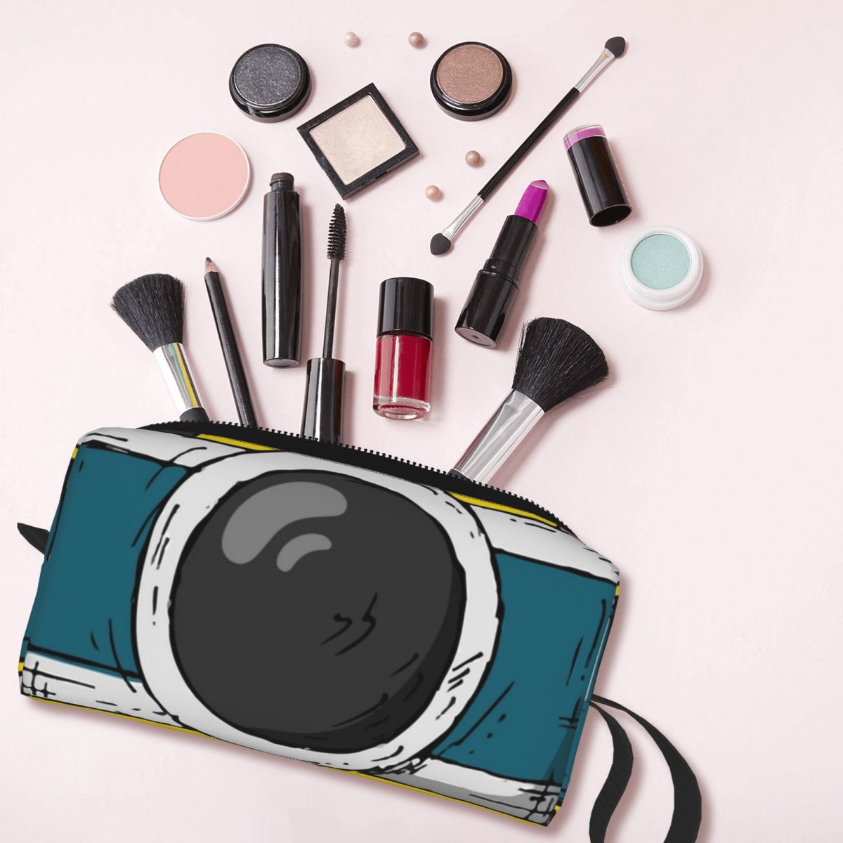 Tas Rias Kamera Biru Hijau Kla - Beauty Makeup Camera ulasan dan harga