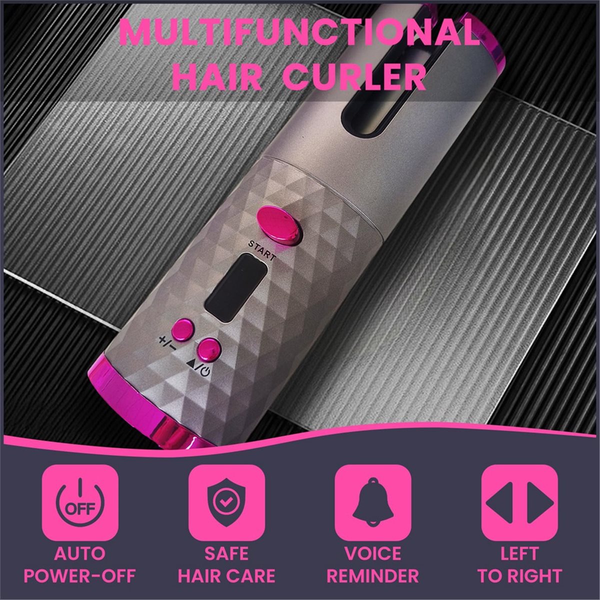 N18R Alat Pengeriting Rambut T - Hair Curling Wand ulasan dan harga