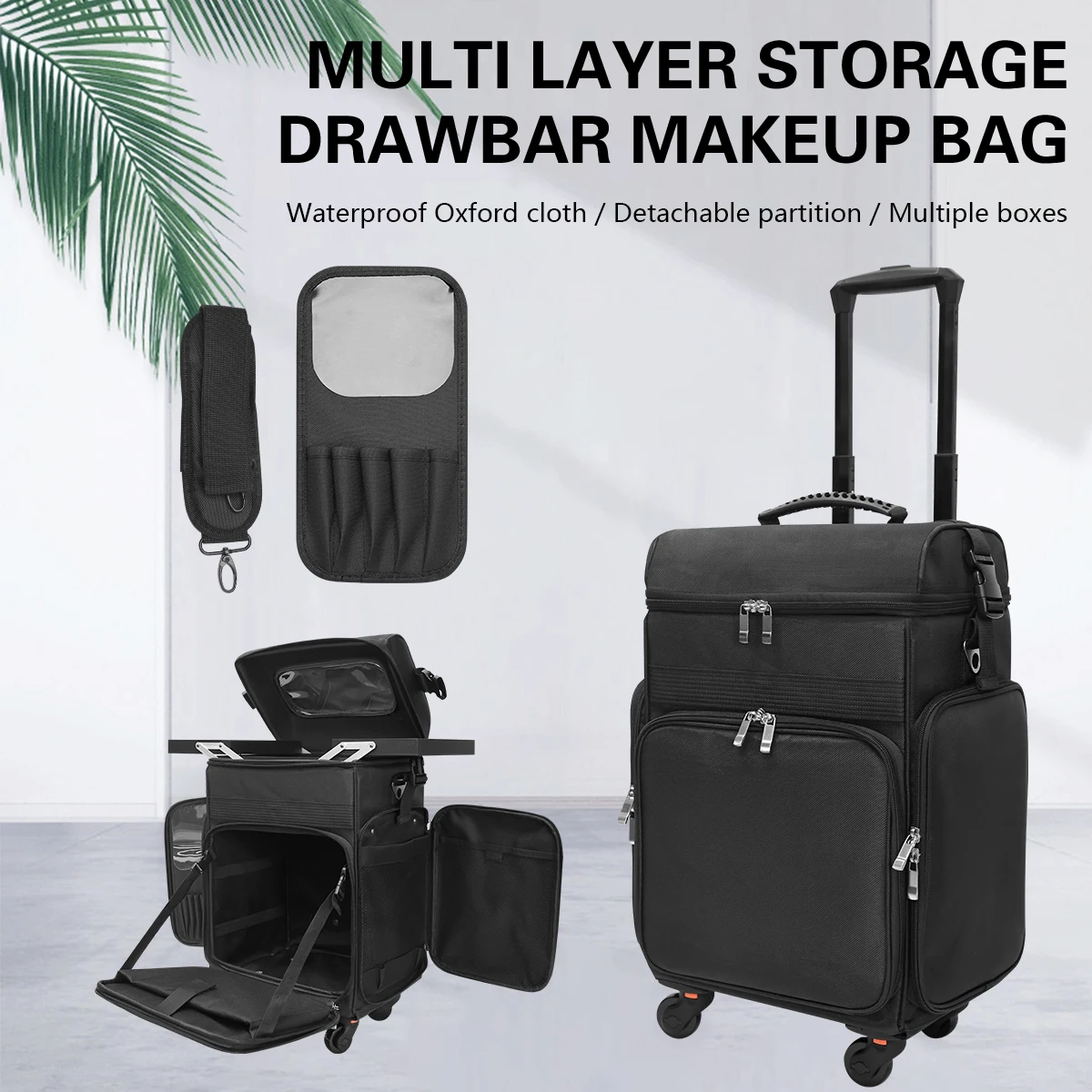 Kotak Kanvas Trolley Case Kapa - Beauty Makeup Drawing ulasan dan harga