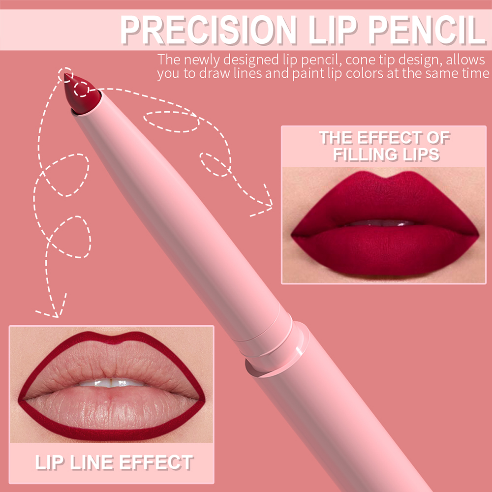 Set Pena Penggaris Bibir 6 Bua - X Beauty Makeup ulasan dan harga